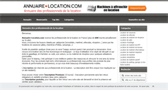 Desktop Screenshot of annuaire-location.com